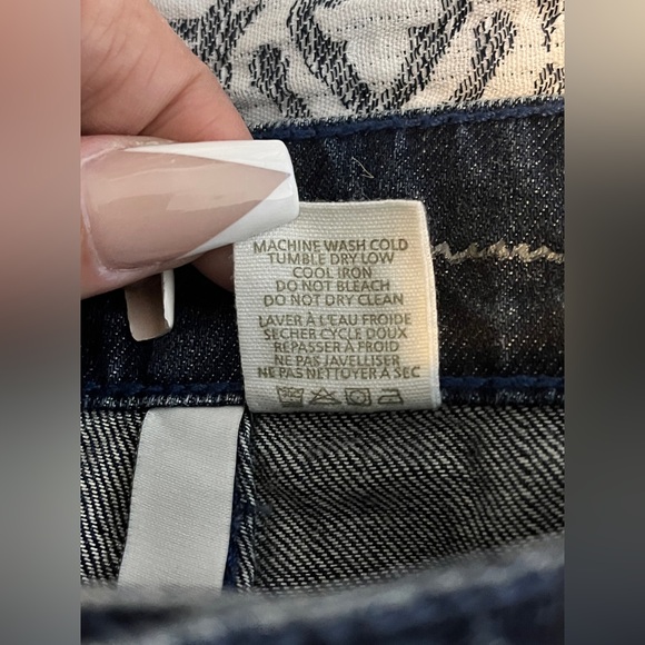 Element Boho Denim Micro Western shorts woven patch pockets sz 28 NWT - Picture 11 of 11